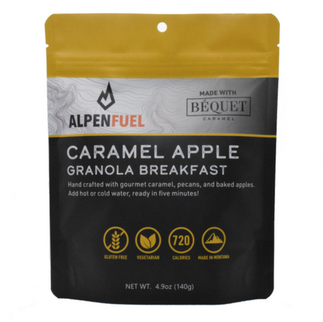 Alpen Fuel Caramel Apple Granola Hiking Camping Backcountry | The Prepper Company
